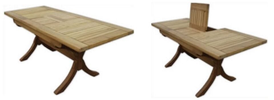 İroko masa  80x150 - 195