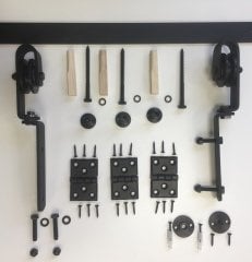 Katlanır Sürme Kapı & Dolap Mekanizması 2 Kanatlı Sistem