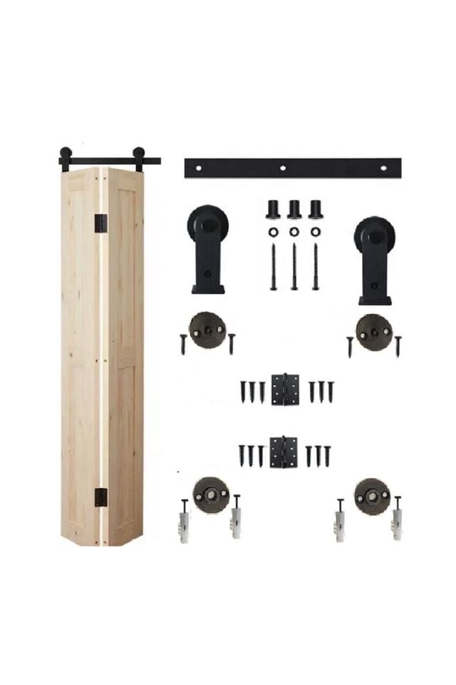 Katlanır Sürme Kapı & Dolap Mekanizması 2 Kanatlı Sistem