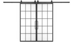 Üstten Montajlı Baston Modeli (Çİft Kapı) Sürgü Mekanizması