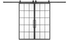 Üstten Montajlı Baston Modeli (Çİft Kapı) Sürgü Mekanizması