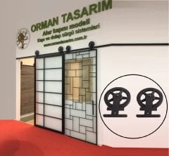 Üstten Döküm Makara Modeli (Çift Kapı) Sürgü Mekanizması