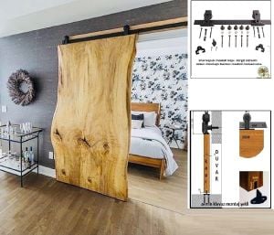 MEŞE AĞACI KÜTÜK ODA KAPISI