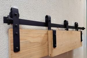 Çift Kapı Sürgü Mekanizması (Üst Üste)