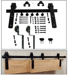 Çift Kapı Sürgü Mekanizması (Üst Üste)