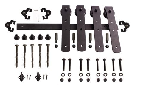 Baston Modeli Kapı, Dolap Sistemi Sürgü Mekanizması (Tek Ray-Çift Kanat)