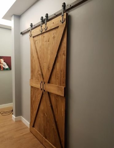 Deniz Çapası Modeli (Çift Kapı) Sürgü Mekanizması (Tek Ray-Çift Kanat)