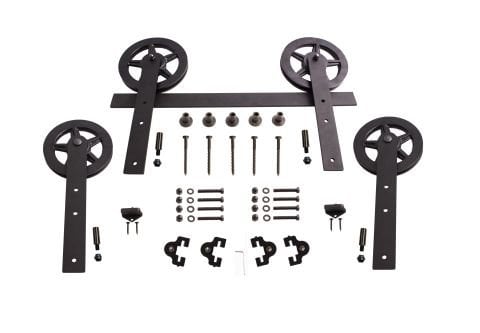 Döküm Makara Modeli (Çift Kapı) Sürgü Mekanizması (Tek Ray-Çift Kanat)