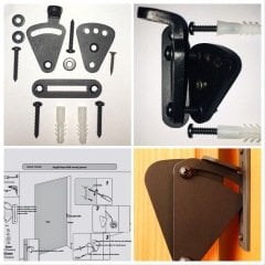 Damla Modeli Sürgülü Kapı Kilidi