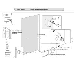 Damla Modeli Sürgülü Kapı Kilidi