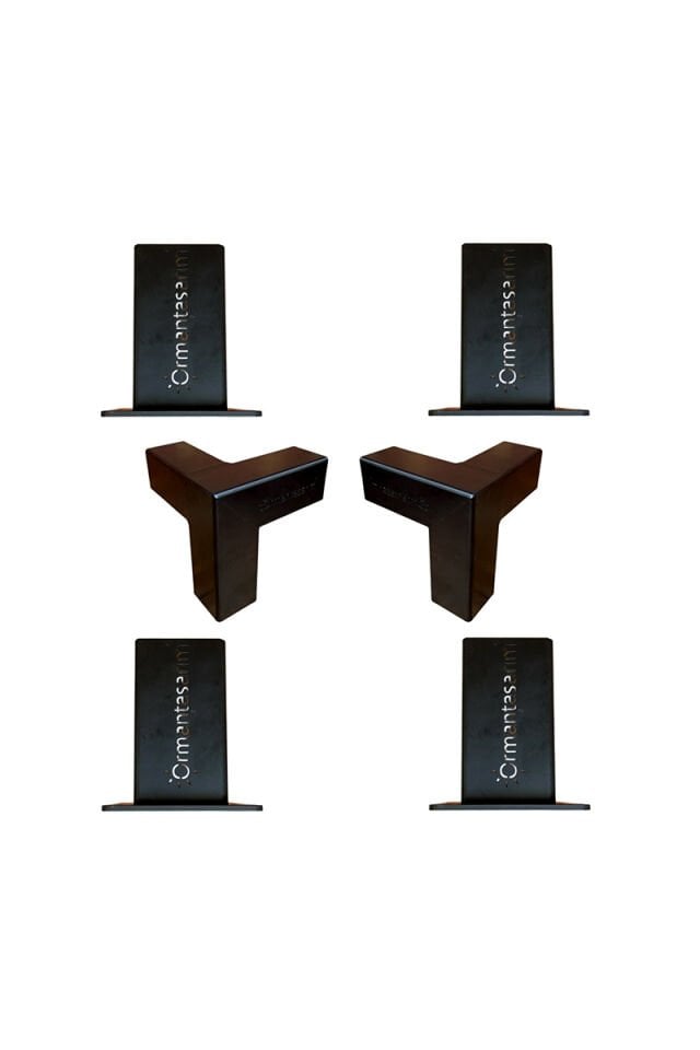 85x85 mm Ahşap Kirişler İçin Her Boyutlu Duvardan Tek Bölümlü Pergola Braket Seti
