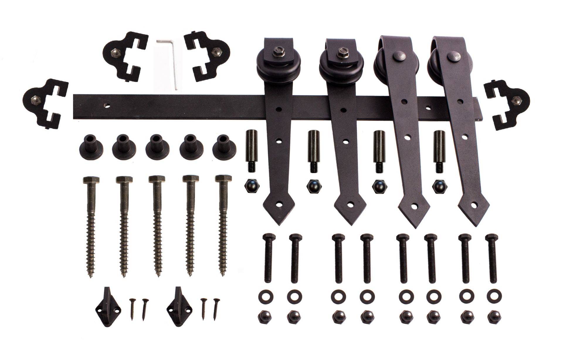 Ok Modeli Dolap Sistemi Sürgü Mekanizması (Tek Ray-Çift Kanat)