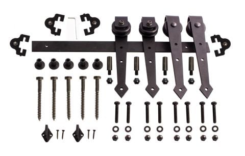 Ok Modeli Dolap Sistemi Sürgü Mekanizması (Tek Ray-Çift Kanat)